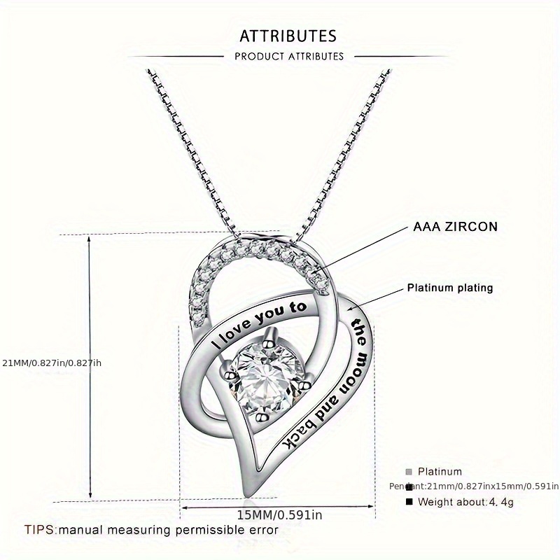 An elegant heart pendant neckl - đánh giá và giá Women Fashion Over The Years