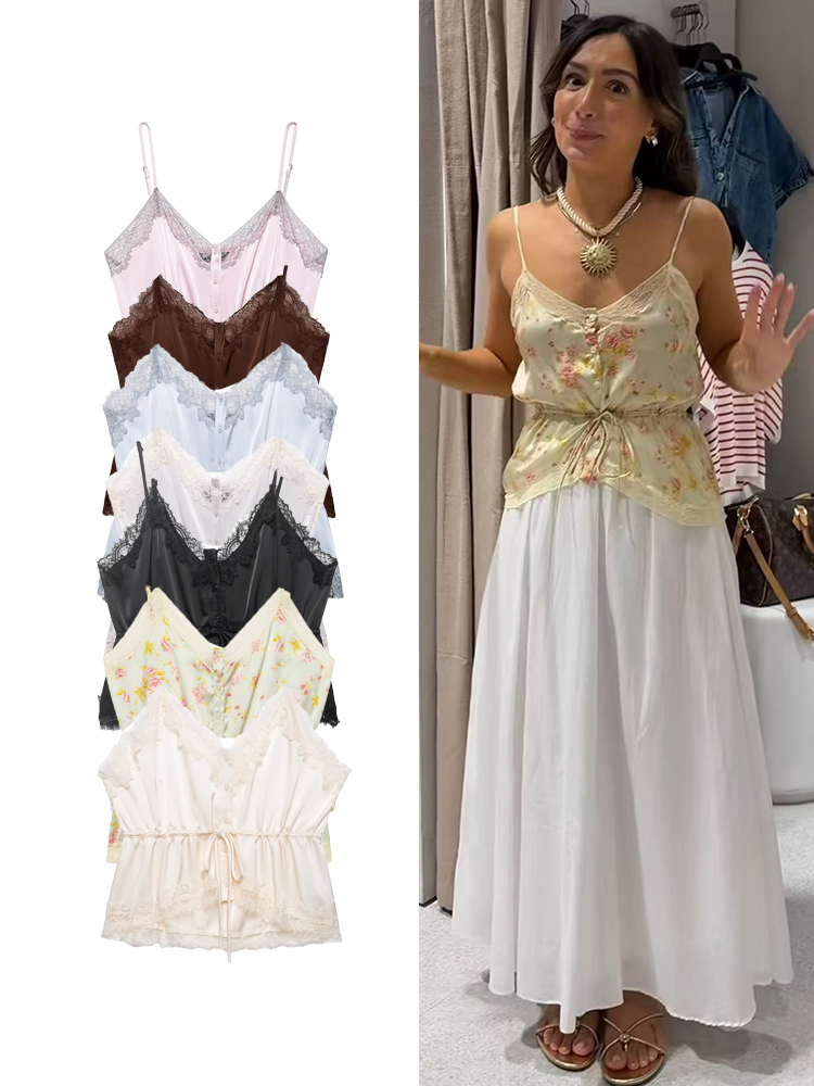 TFMLN Women Sexy Lace Patchwor - đánh giá và giá Women'S Fashion Vest Tops