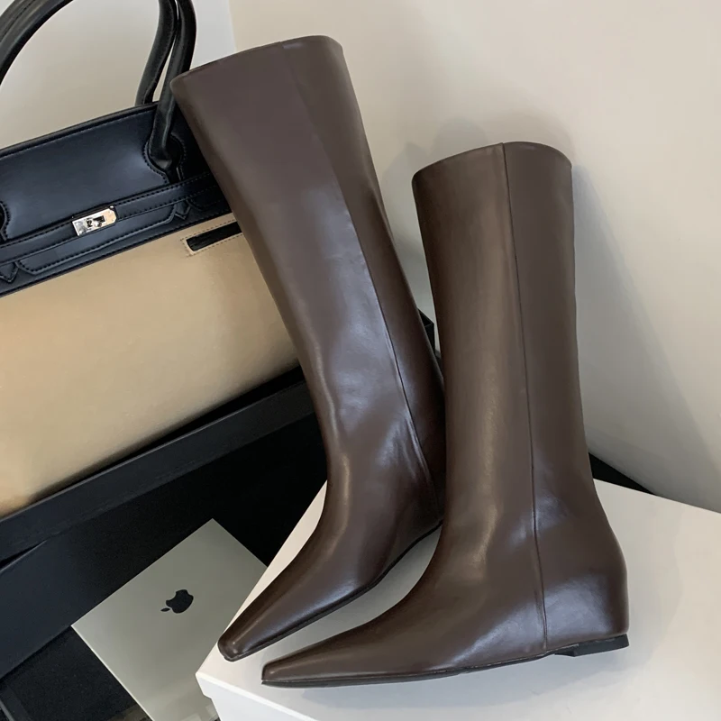 Eilyken Soft Leather Pointed T - đánh giá và giá Women'S Fashion Knee High Boots